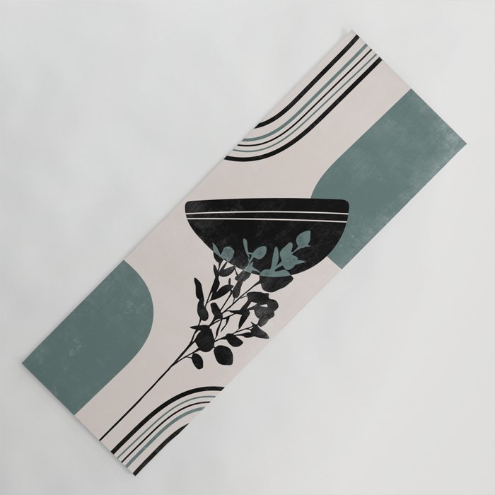 Eucalyptus Boho Botanical Yoga Mat Gallery Image 1