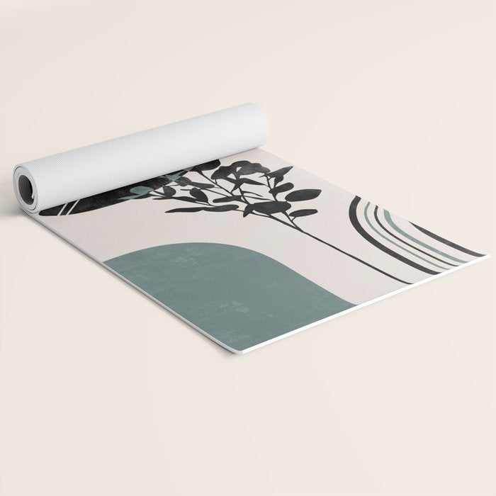 Eucalyptus Boho Botanical Yoga Mat Gallery Image 2