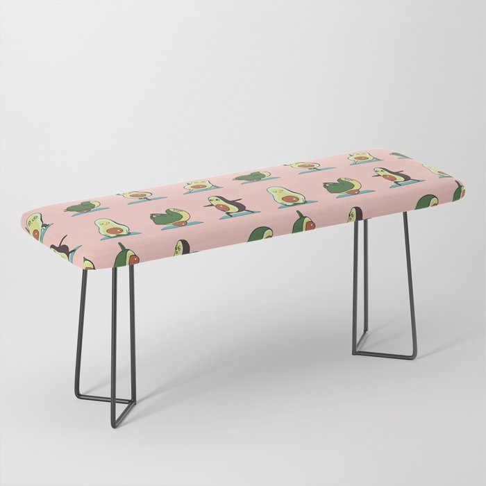 Avocado Yoga in Pink Bench Gallery Image 1