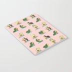 Avocado Yoga in Pink Notebook Gallery Image 3