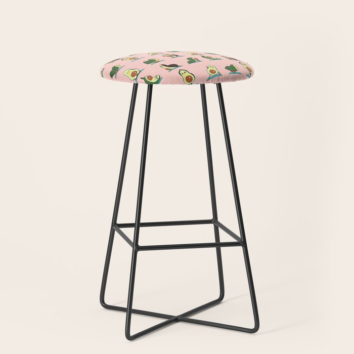 Avocado Yoga in Pink Stool Gallery Image 1