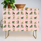 Avocado Yoga in Pink Credenza Gallery Image 1