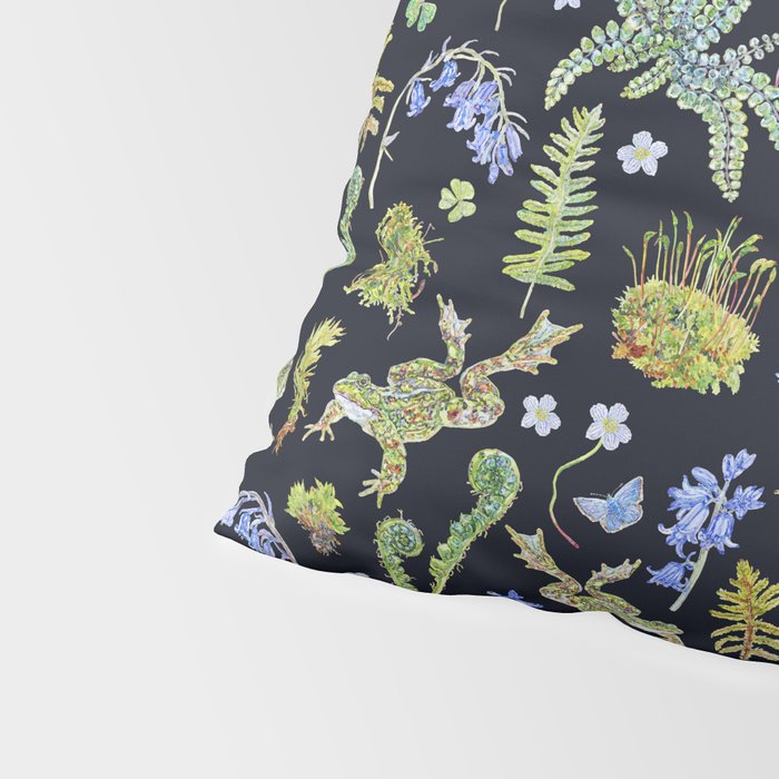 Frolicking Frogs and Ferns Pillow Sham Gallery Image 4