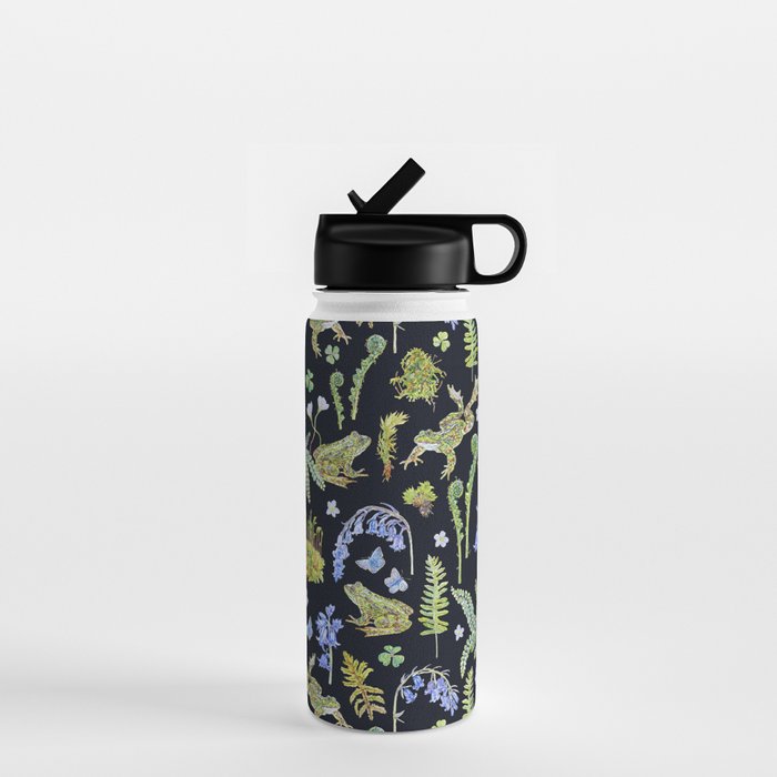 Frolicking Frogs and Ferns Water Bottle Gallery Image 1