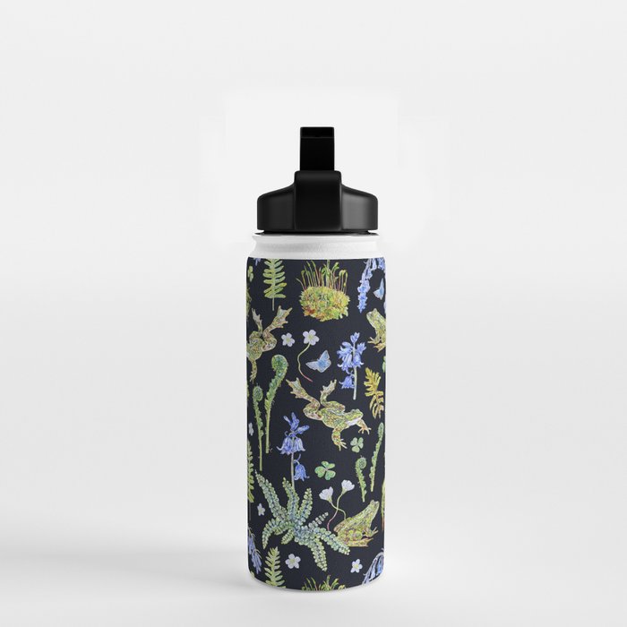 Frolicking Frogs and Ferns Water Bottle Gallery Image 2