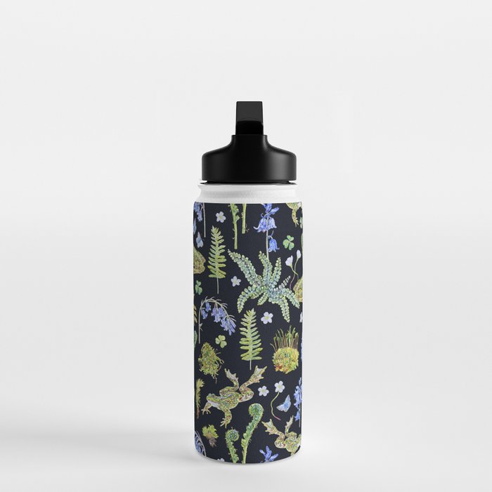 Frolicking Frogs and Ferns Water Bottle Gallery Image 3
