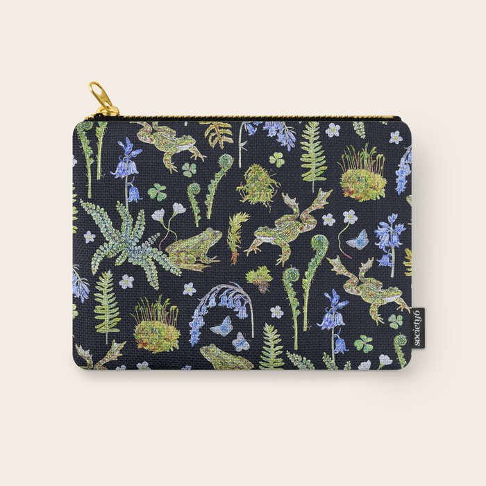 Frolicking Frogs and Ferns Carry All Pouch Gallery Image 1