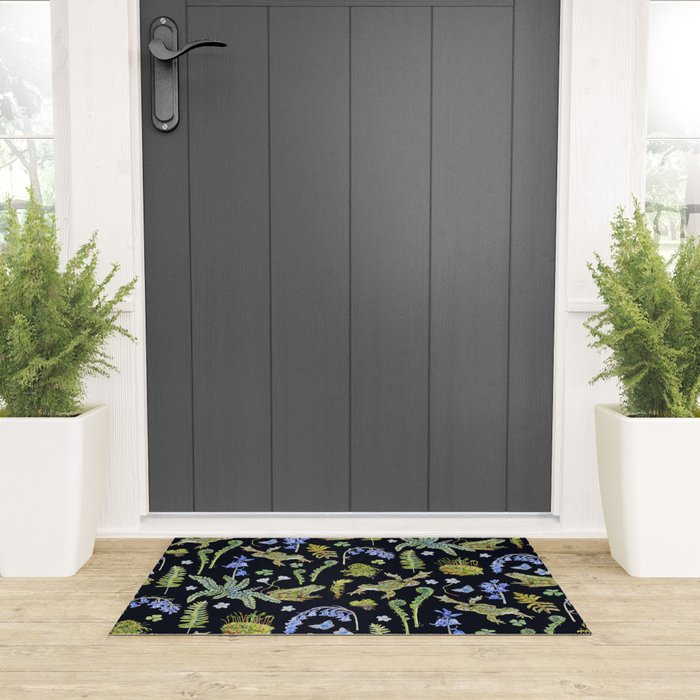 Frolicking Frogs and Ferns Welcome Mat Gallery Image 3