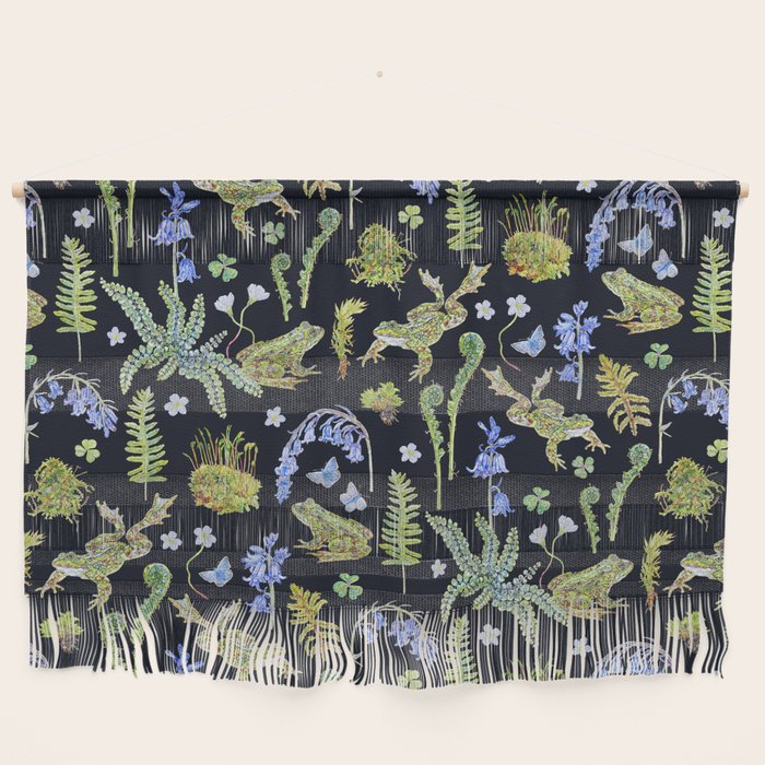Frolicking Frogs and Ferns Wall Hanging Gallery Image 1