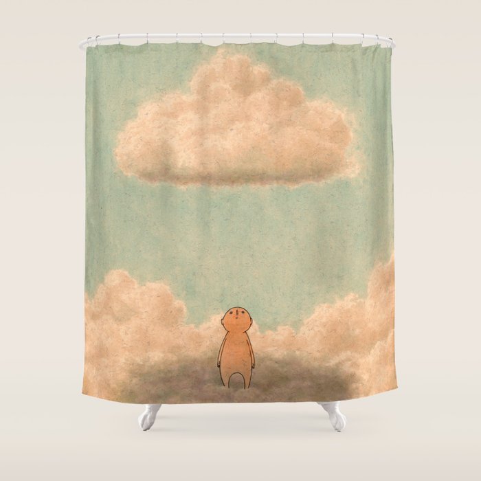 Cloud Shadow Shower Curtain Gallery Image 1