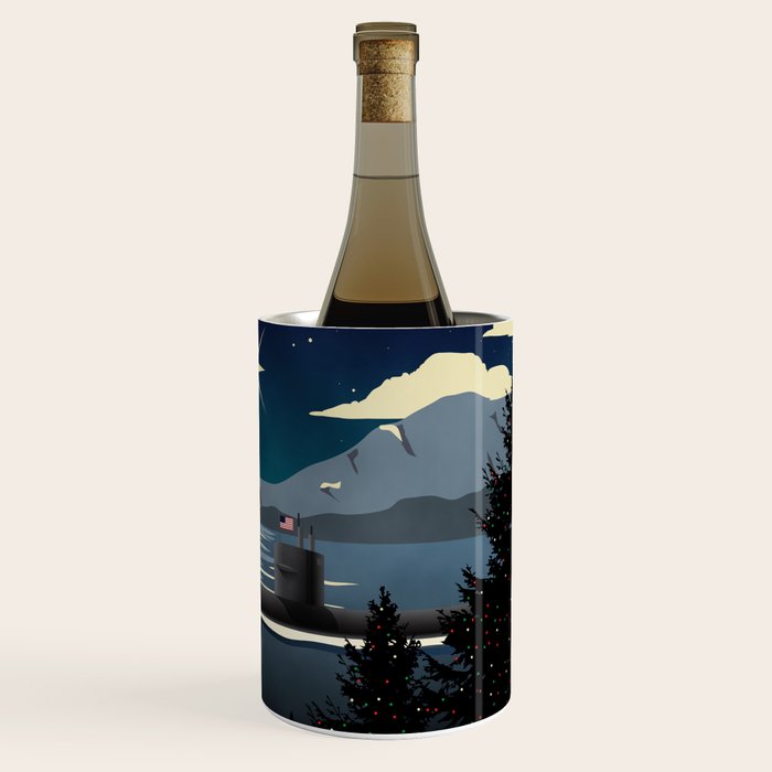 Silent Night - Submarine Holiday Wine Chiller Gallery Image 3