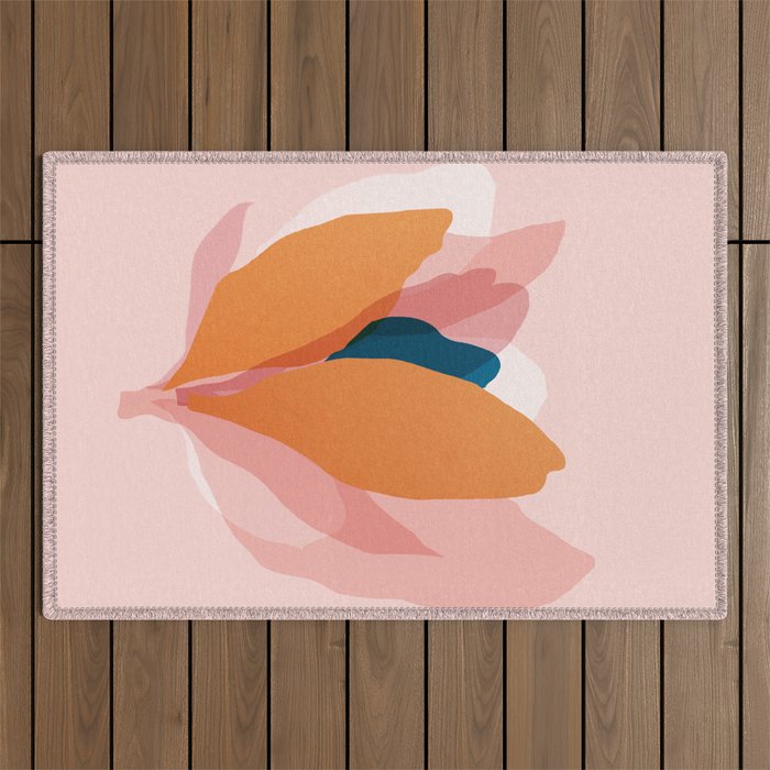 Abstraction_Floral_Blossom Outdoor Rug Gallery Image 1