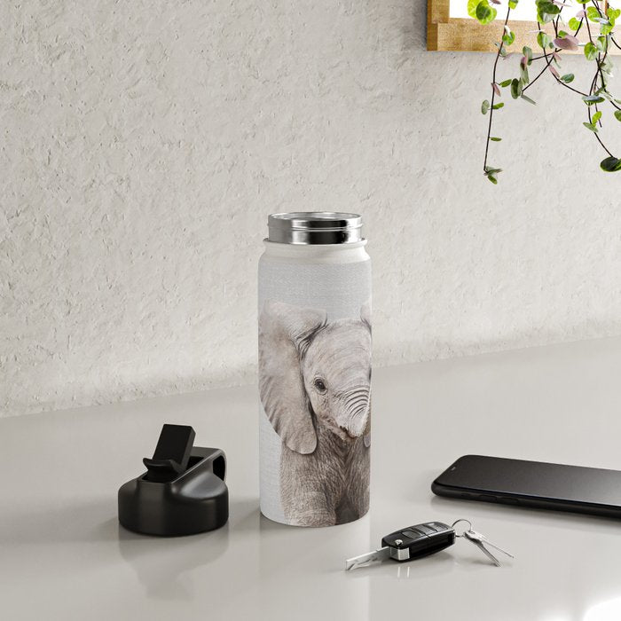 Baby Elephant - Colorful Water Bottle Gallery Image 5