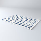 Hearts Watercolor Pattern Rug Gallery Image 3