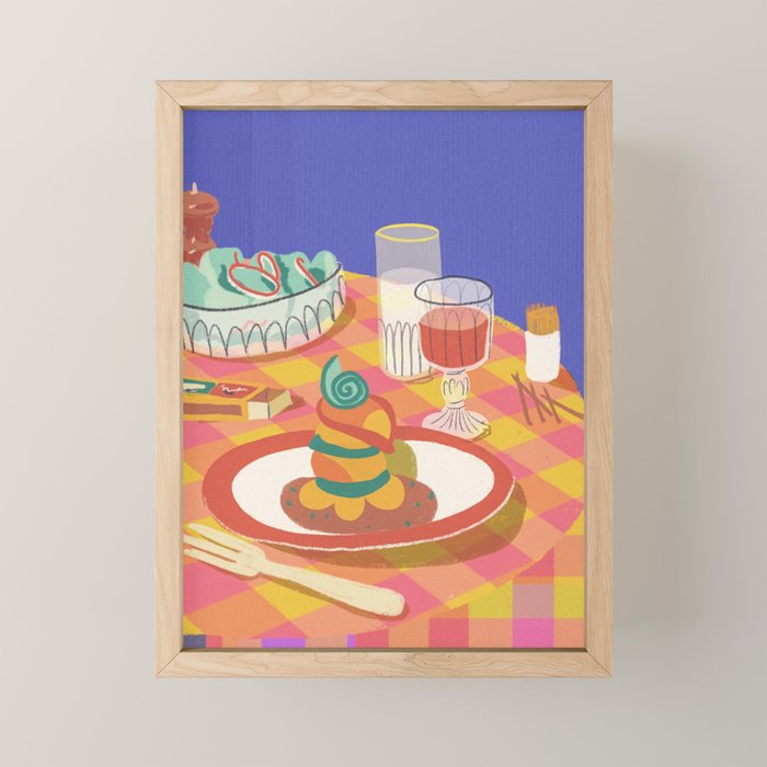 Happy days Mini Art Print Gallery Image 1