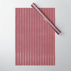 Ribbed (Berry) Wrapping Paper Gallery Image 1