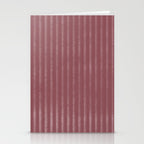 Ribbed (Berry) Stationery Card Gallery Image 2