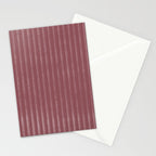 Ribbed (Berry) Stationery Card Gallery Image 2