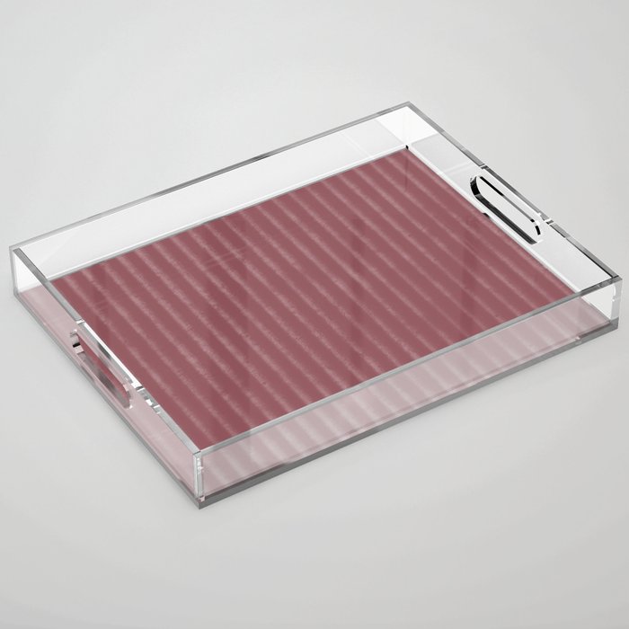 Ribbed (Berry) Acrylic Tray Gallery Image 1