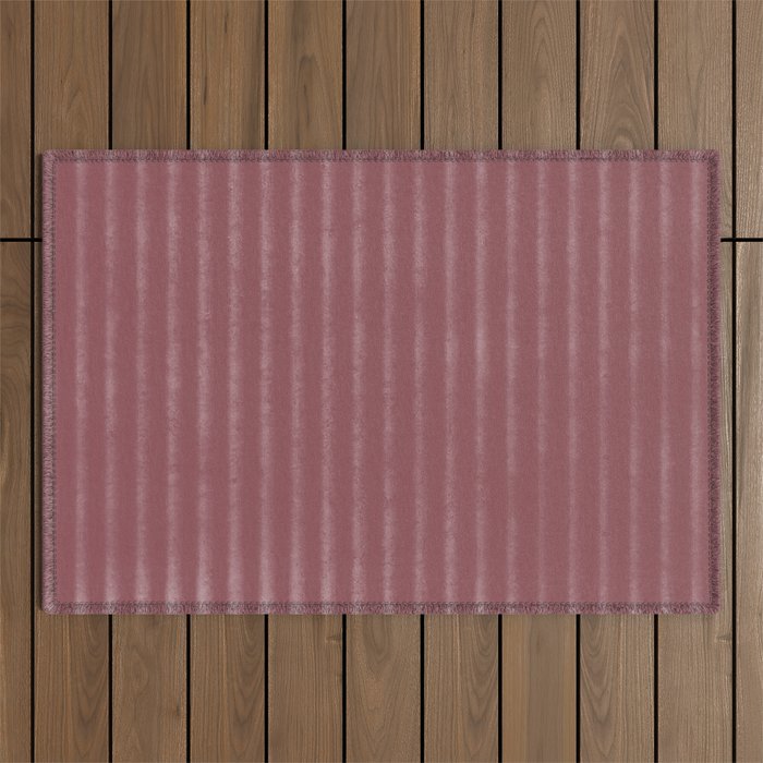 Ribbed (Berry) Outdoor Rug Gallery Image 1