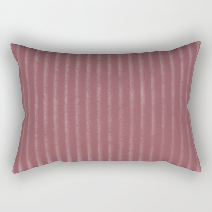 Ribbed (Berry) Rectangular Pillow Gallery Image 2