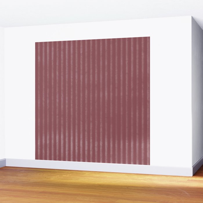 Ribbed (Berry) Wall Mural Gallery Image 2