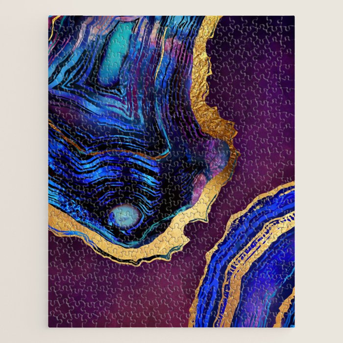 Agate Abstract Jigsaw Puzzle Gallery Image 1