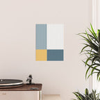 Color Block Line Abstract LXVIII Beachy Coastal Poster Gallery Image 2