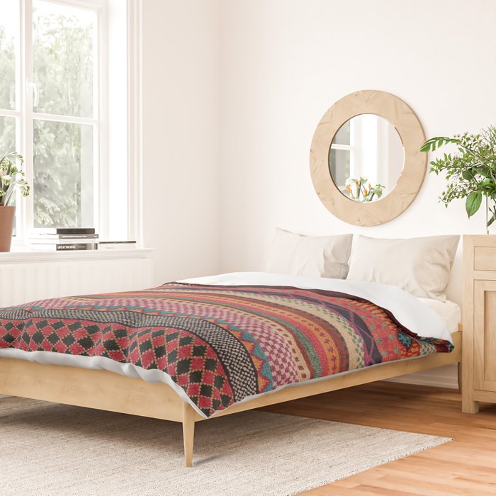 Oriental Traditional Rug Artwork Design C13 Duvet Cover Gallery Image 2