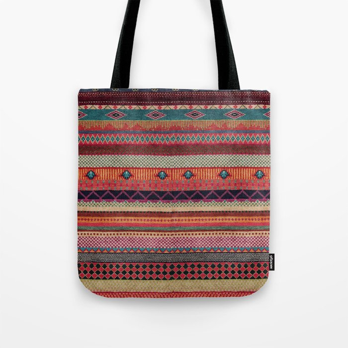 Oriental Traditional Rug Artwork Design C13 Tote Bag Gallery Image 1