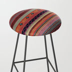 Oriental Traditional Rug Artwork Design C13 Stool Gallery Image 2