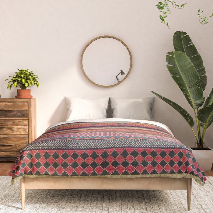 Oriental Traditional Rug Artwork Design C13 Comforter Gallery Image 3