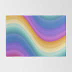 Wavy Stripes XVI - Ombre Rainbow Rug Gallery Image 2