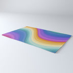 Wavy Stripes XVI - Ombre Rainbow Rug Gallery Image 3