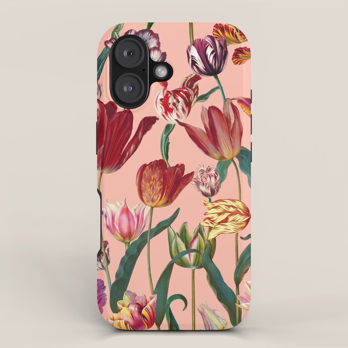 Magic Tulips Pattern VII iPhone Case Gallery Image 1