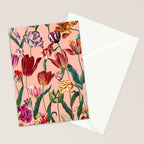 Magic Tulips Pattern VII Stationery Card Gallery Image 2