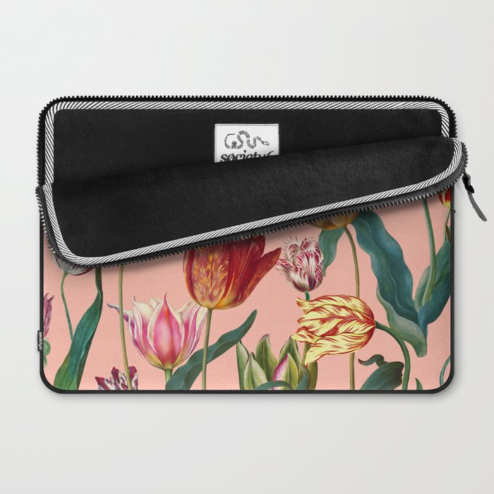 Magic Tulips Pattern VII Laptop Sleeve Gallery Image 2