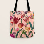 Magic Tulips Pattern VII Tote Bag Gallery Image 1