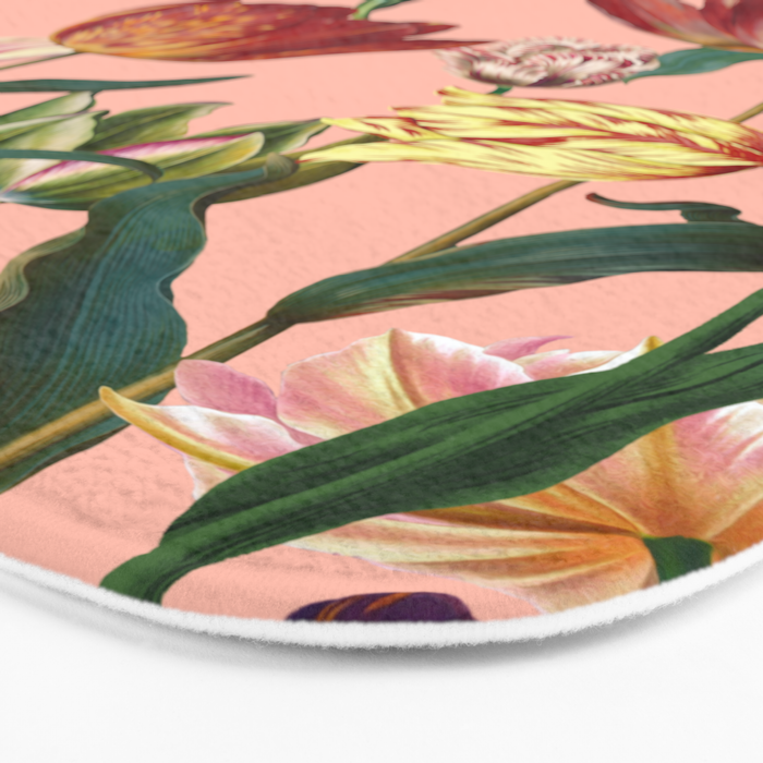 Magic Tulips Pattern VII Bath Mat Gallery Image 3