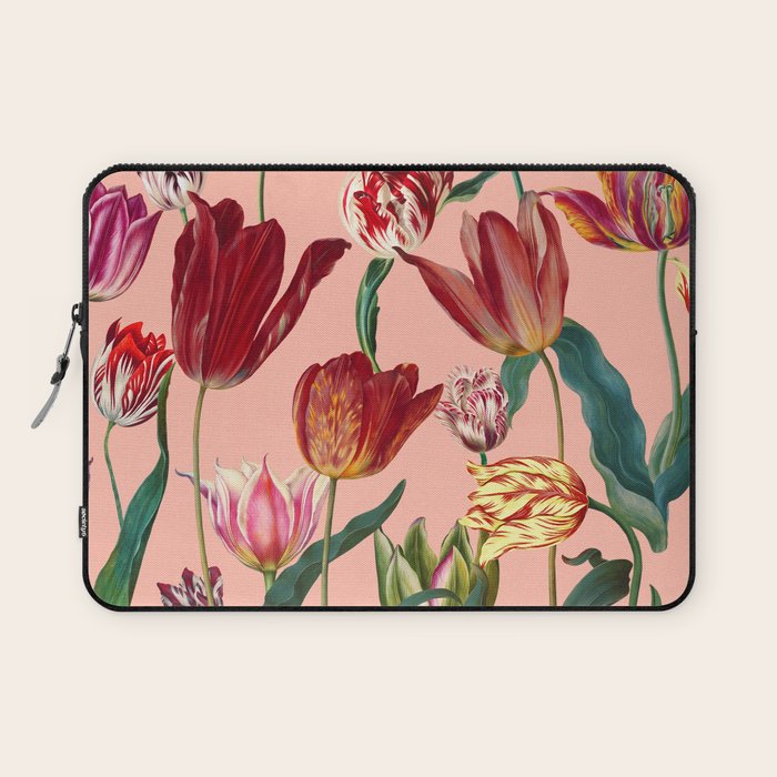 Magic Tulips Pattern VII Laptop Sleeve Gallery Image 1