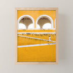 Colonial Mexico, Izamal in Yellow #buyart #society6 #decor Mini Art Print Gallery Image 1