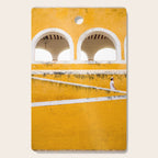 Colonial Mexico, Izamal in Yellow #buyart #society6 #decor Cutting Board Gallery Image 1