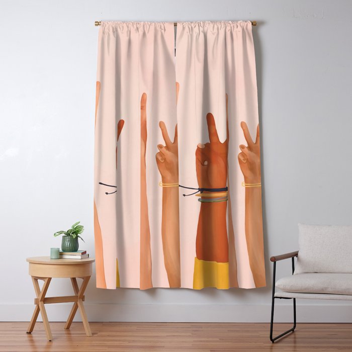 Peace Window Curtain Gallery Image 5