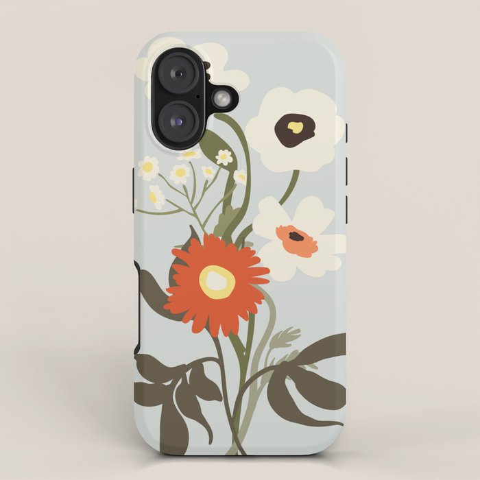 Flower market, Bruges, boho aesthetic iPhone Case Gallery Image 1