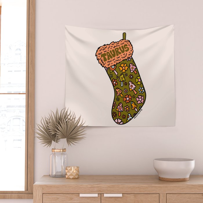 Taurus Stocking Wall Tapestry Gallery Image 2