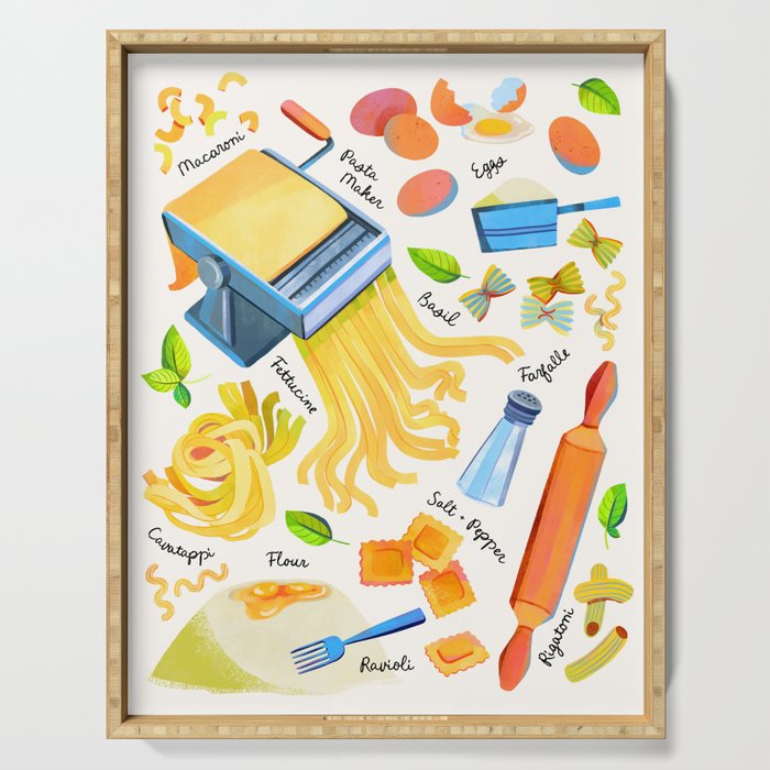 Pasta Making Party Serving Tray Gallery Image 1