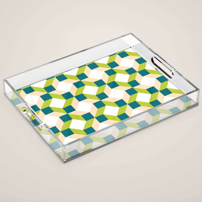 Geometric 02B Acrylic Tray Gallery Image 1