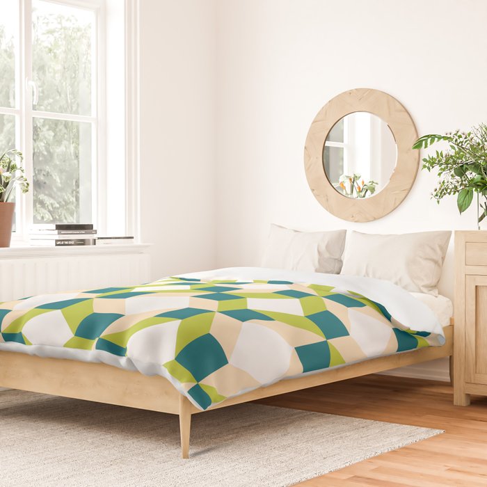 Geometric 02B Duvet Cover Gallery Image 2