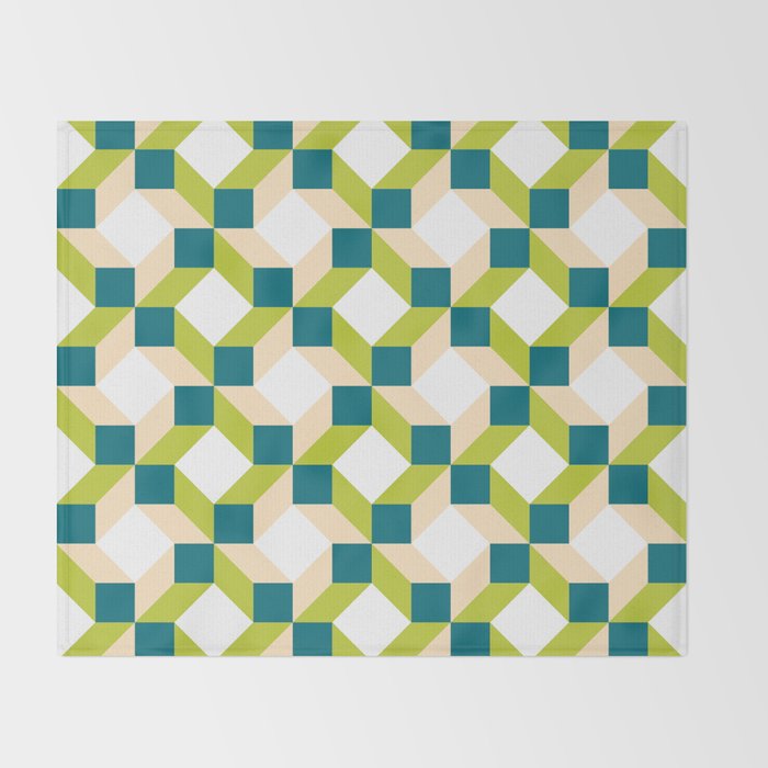 Geometric 02B Throw Blanket Gallery Image 2