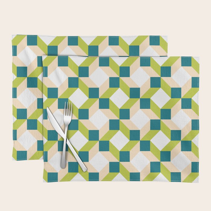 Geometric 02B Placemat Gallery Image 1